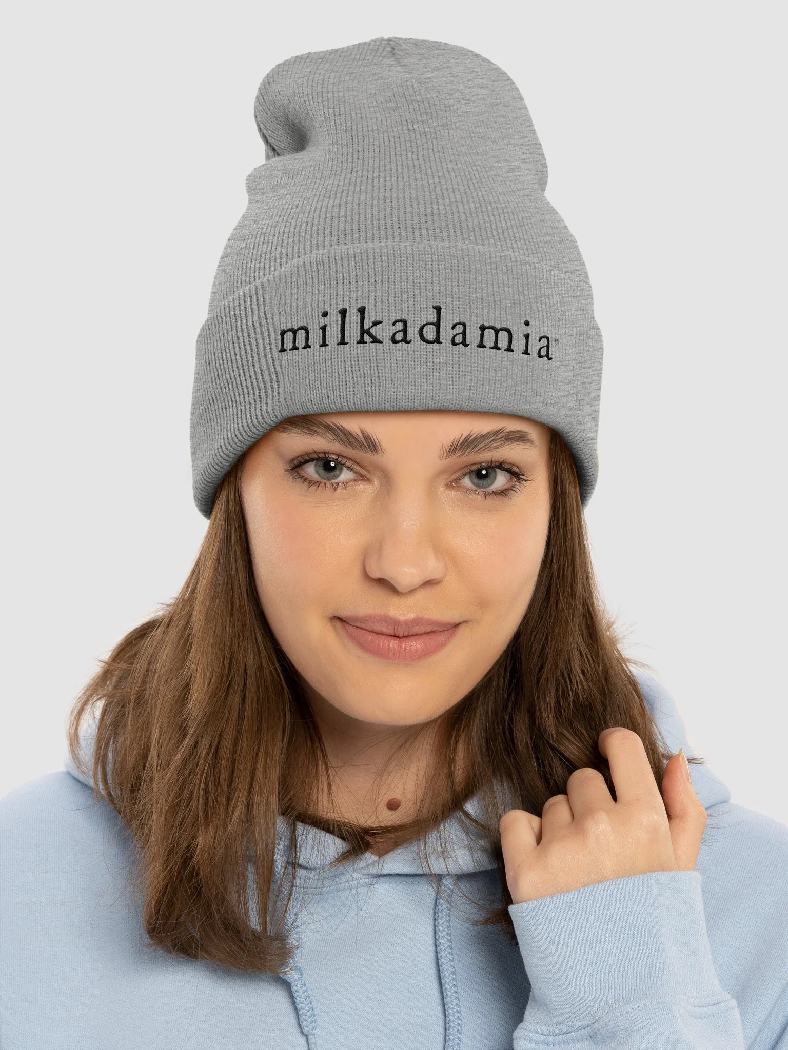 milkadamia beanie - Heather Grey