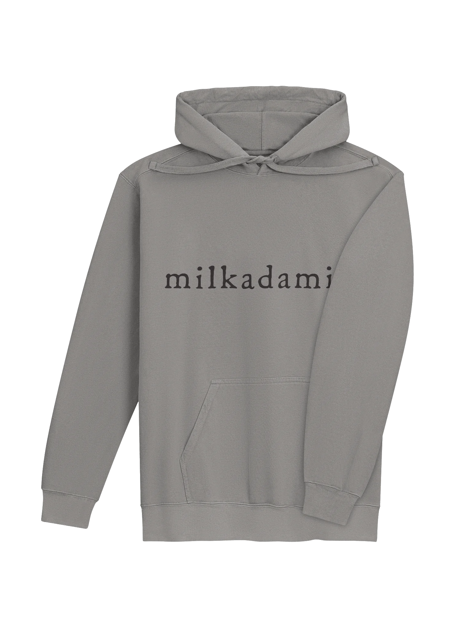milkadamia hoodie - print - Grey