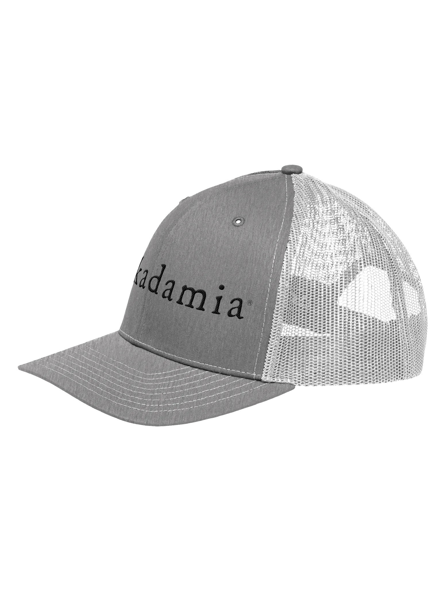 milkadamia trucker hat - Heather Grey/White