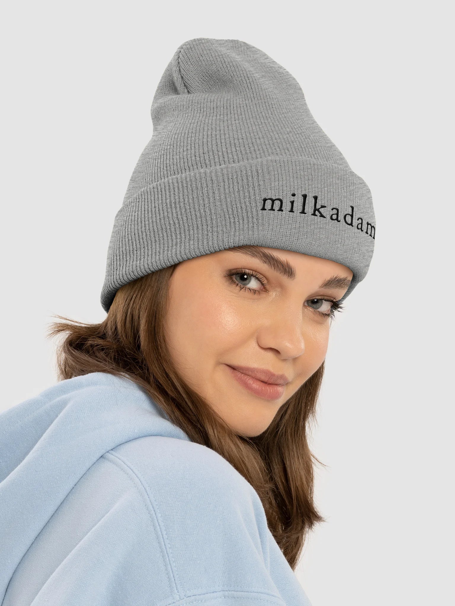milkadamia beanie - Heather Grey
