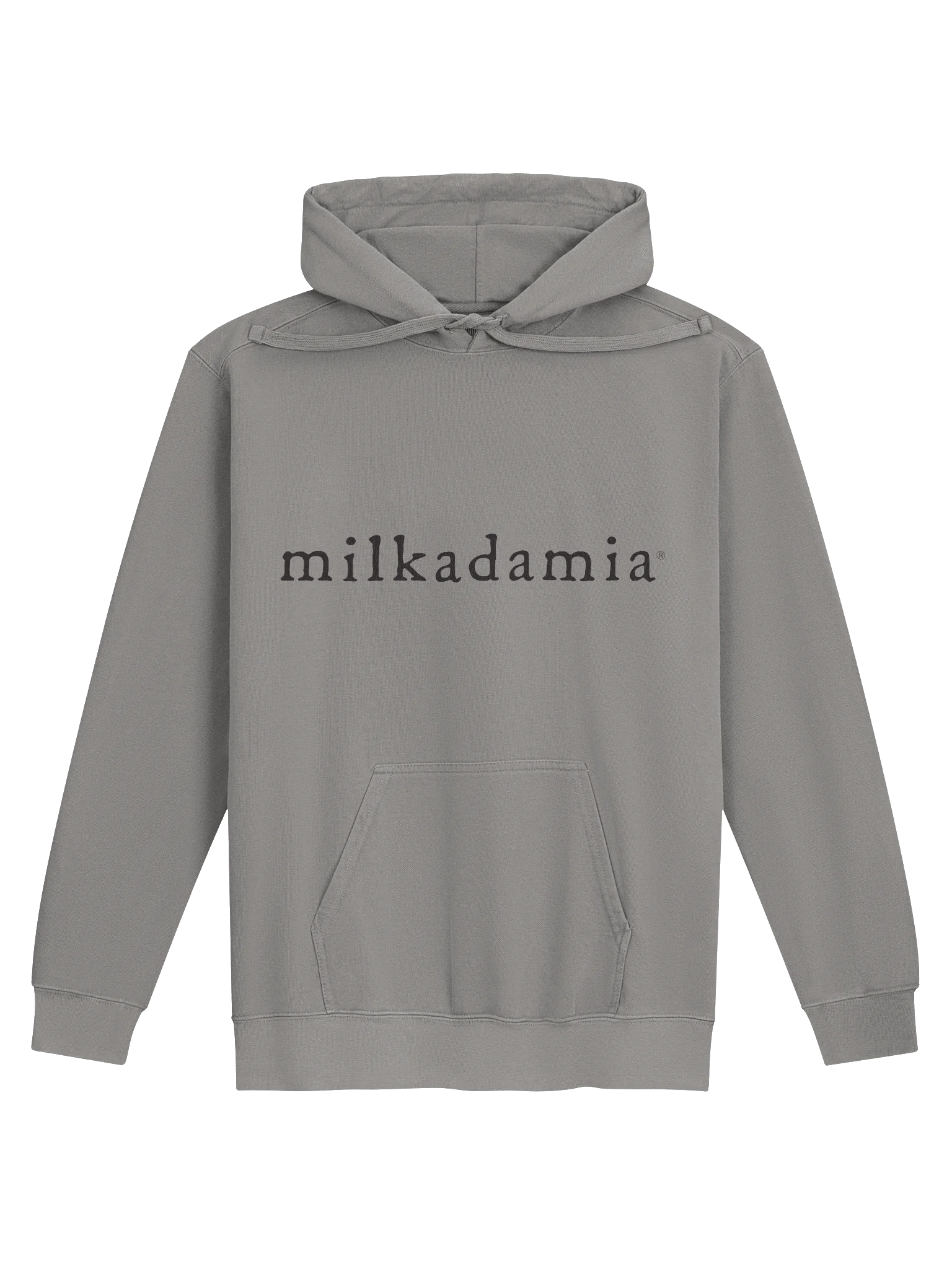milkadamia hoodie - print - Grey