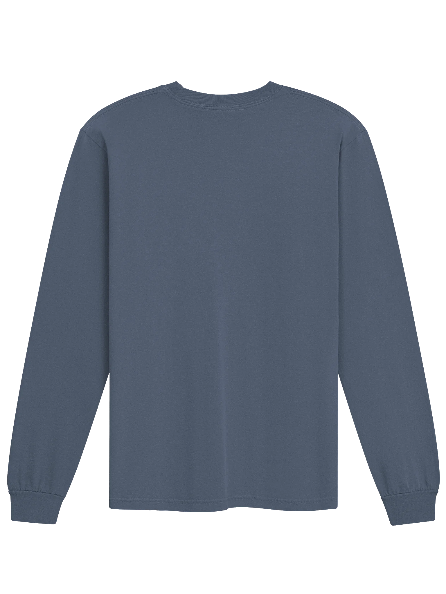 milkadamia long sleeve tee - embroidered - Blue Jean