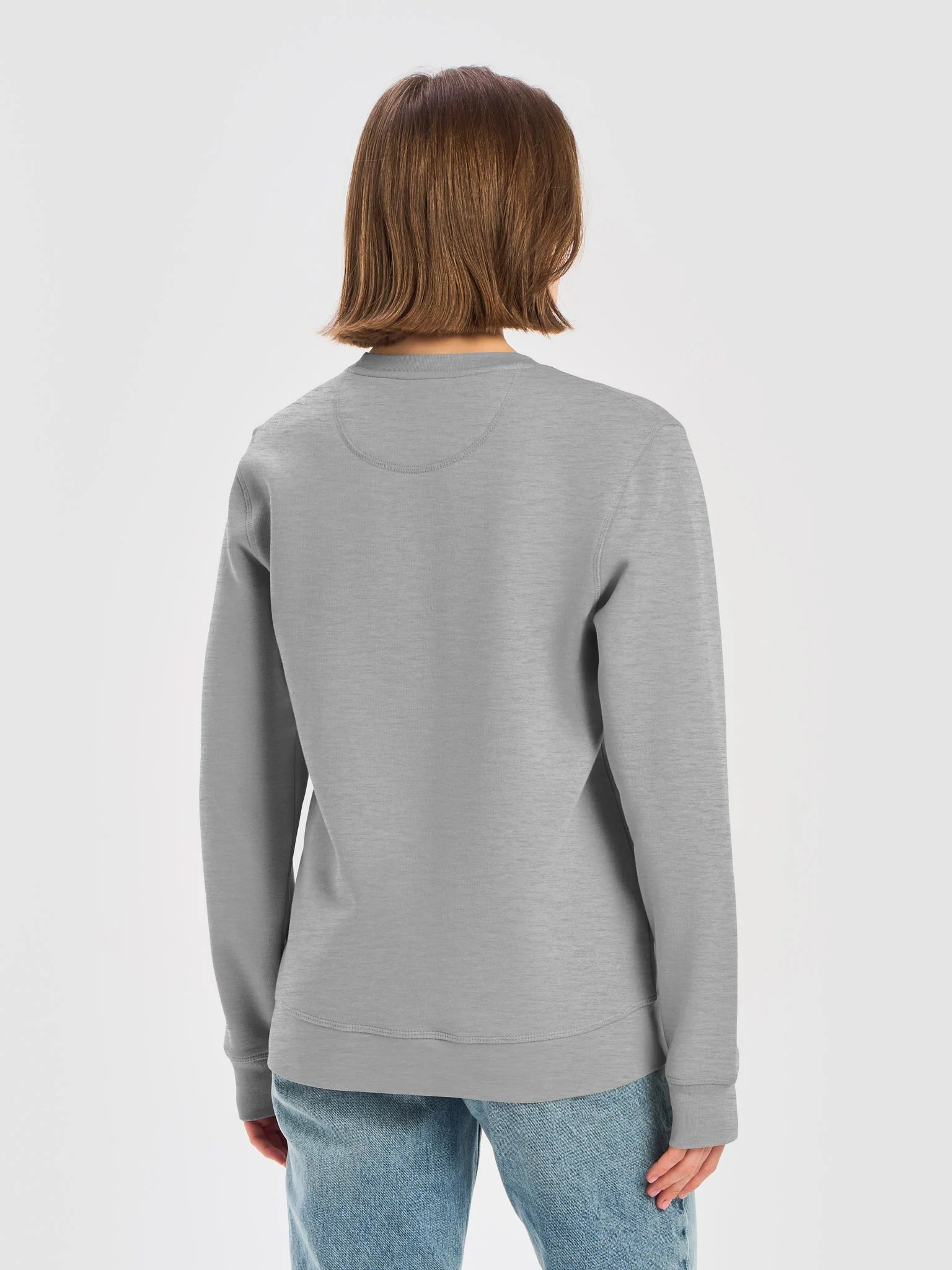 milkadamia organic crew - Heather Grey
